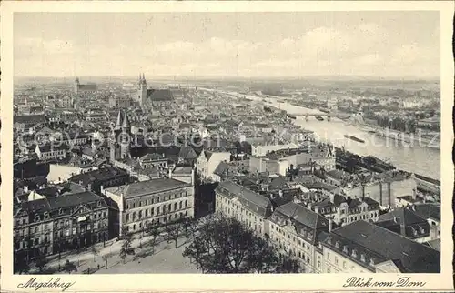 Magdeburg Blick vom Dom Kat. Magdeburg