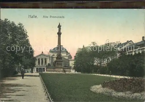 Halle Saale Alte Promenade Kat. Halle