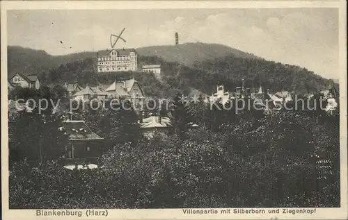 Blankenburg Harz Villenpartie Silberborn Ziegenkopf Kat. Blankenburg