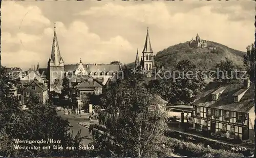 Wernigerode Harz Westerntor Schloss Kat. Wernigerode