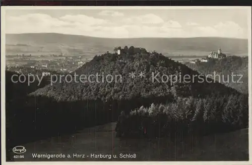 Wernigerode Harz Harburg Schloss Kat. Wernigerode