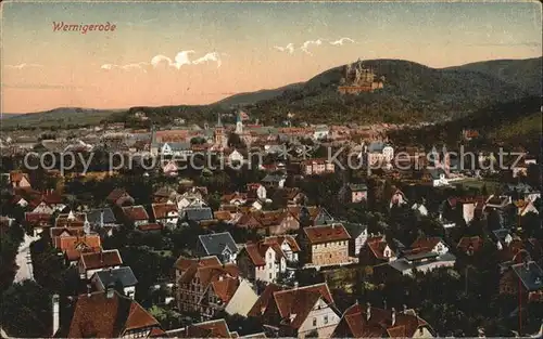 Wernigerode Harz Stadtansicht Kat. Wernigerode