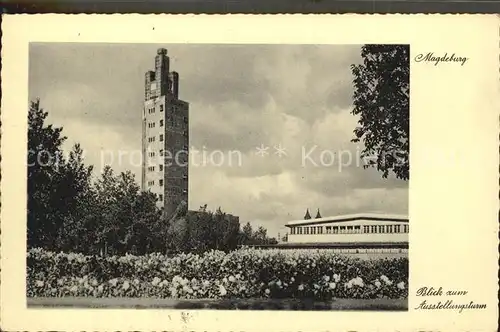 Magdeburg Ausstellungsturm Kat. Magdeburg