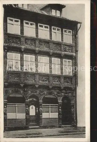 Wernigerode Harz Altes Gerlitz`sches Haus Kat. Wernigerode