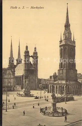 Halle Saale Marktplatz Kat. Halle