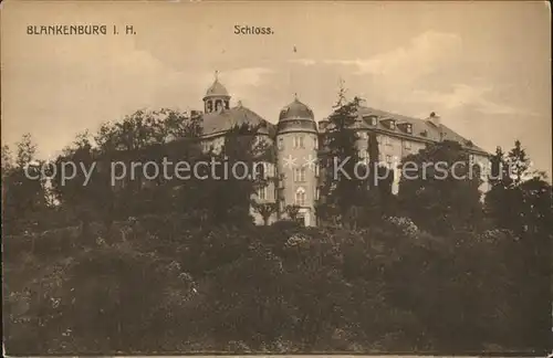 Blankenburg Harz Schloss Kat. Blankenburg