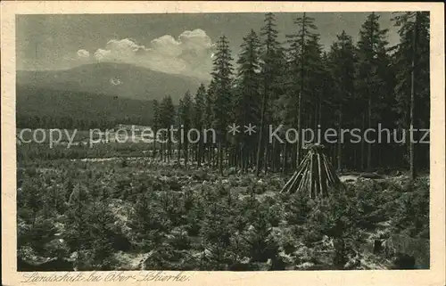 Schierke Harz Landschaft Oberschierke Kat. Schierke Brocken