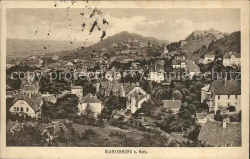 Blankenburg Harz Orstansicht Kat. Blankenburg