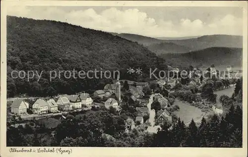 Altenbrak Harz Bodetal Ortsansicht Kat. Altenbrak