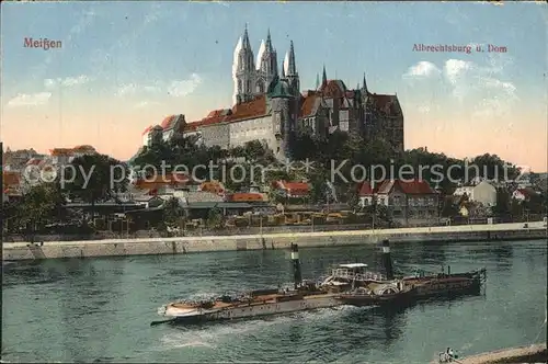 Meissen Elbe Sachsen Albrechtsberg Dom Kat. Meissen