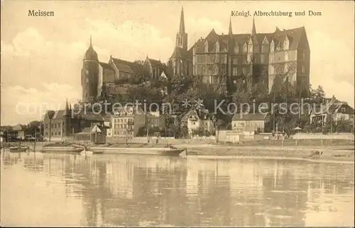 Meissen Elbe Sachsen Koenigliche Albrechtsburg Dom Kat. Meissen
