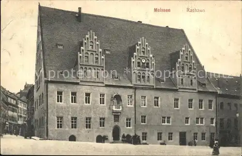 Meissen Elbe Sachsen Rathaus Kat. Meissen