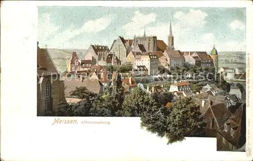 Meissen Elbe Sachsen Albrechtsburg Kat. Meissen