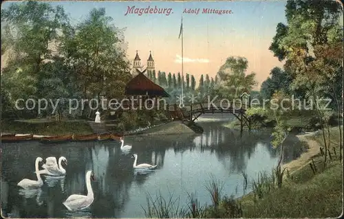 Magdeburg Adolf Mittagsee Kat. Magdeburg