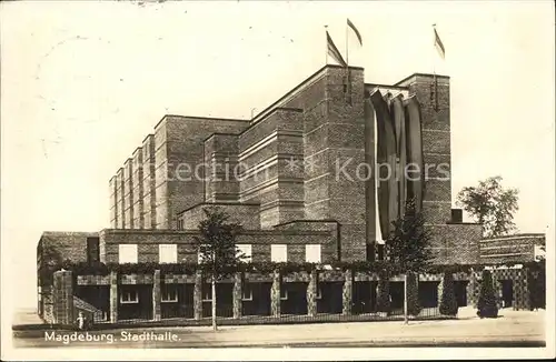 Magdeburg Stadthalle Kat. Magdeburg