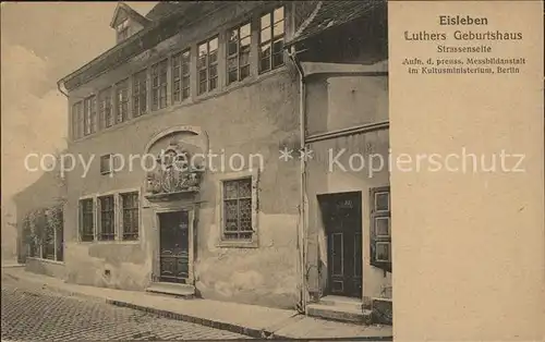 Eisleben Luthers Geburtshaus  Kat. Eisleben