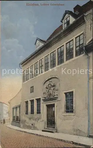 Eisleben Luthers Geburtshaus Kat. Eisleben