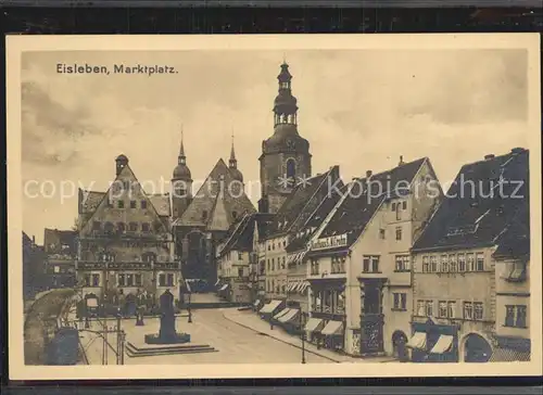 Eisleben Marktplatz Kat. Eisleben