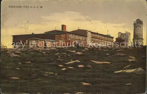 Brocken Brockenhaus Kat. Wernigerode