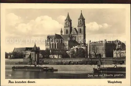 Magdeburg Dom Elbe Kat. Magdeburg