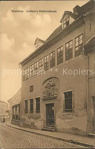 Eisleben Luthers Geburtshaus Kat. Eisleben