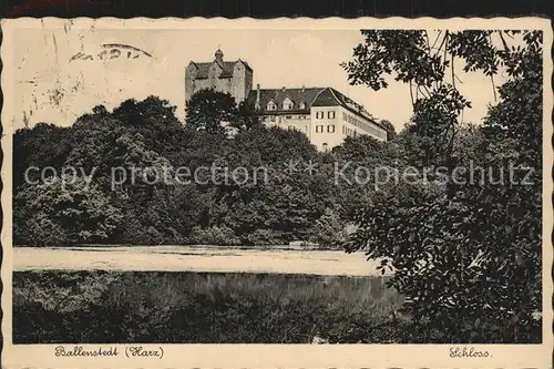 Ballenstedt Schloss Kat. Ballenstedt