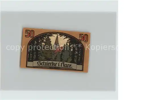 Schierke Harz Goethes Faust 50 Pfennig Kat. Schierke Brocken