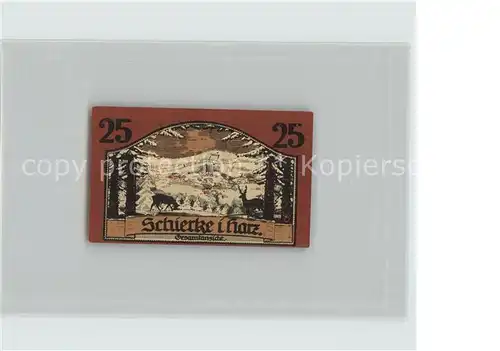 Schierke Harz Goethes Faust 25 Pfennig Kat. Schierke Brocken