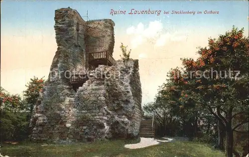 Stecklenberg Ruine Lauenburg Kat. Stecklenberg