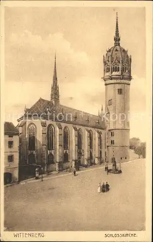 Wittenberg Lutherstadt Schlosskirche Kat. Wittenberg