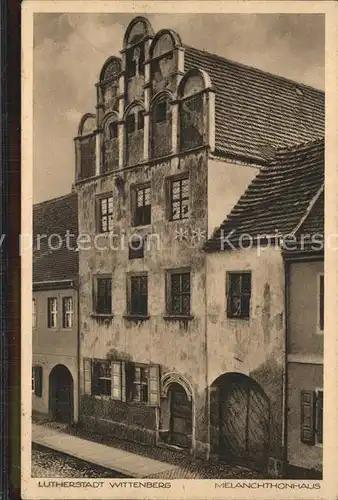 Wittenberg Lutherstadt Melanchthonhaus Kat. Wittenberg