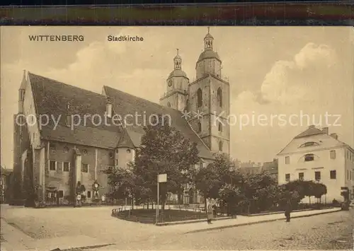 Wittenberg Lutherstadt Stadtkirche Kat. Wittenberg