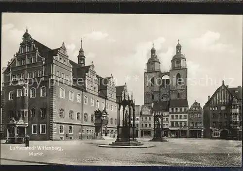 Wittenberg Lutherstadt Markt  Kat. Wittenberg