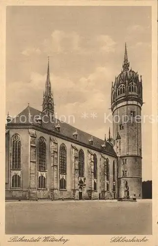 Wittenberg Lutherstadt Schlosskirche Kat. Wittenberg