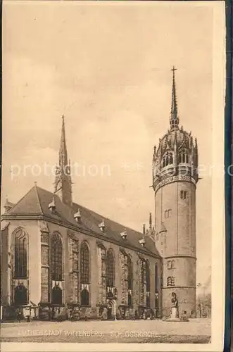 Wittenberg Lutherstadt Schlosskirch Kat. Wittenberg