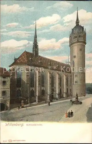 Wittenberg Lutherstadt Schlosskirche Kat. Wittenberg