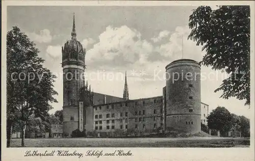 Wittenberg Lutherstadt Schloss Kirche Kat. Wittenberg