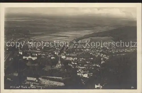 Thale Harz Panoramablick  Kat. Thale