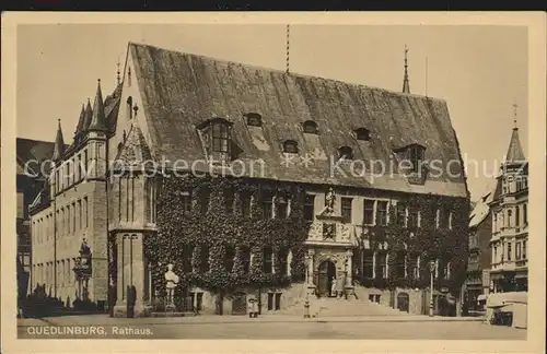 Quedlinburg Rathaus Kat. Quedlinburg