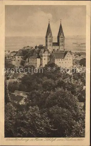 Quedlinburg Harzer Schloss Kat. Quedlinburg