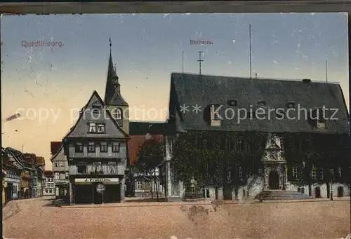 Quedlinburg Rathaus Kat. Quedlinburg