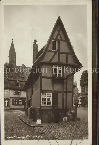 Quedlinburg Finkenherd Kat. Quedlinburg