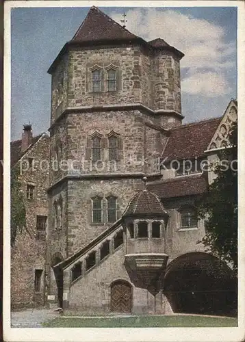 Halle Saale Torturm mit Stiege Kat. Halle