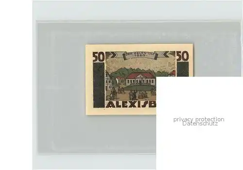 Harzgerode Alexisbad 50 Pfennig  Kat. Harzgerode