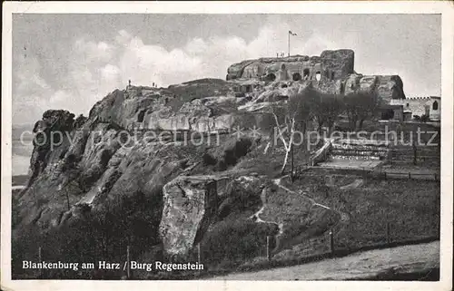 Blankenburg Harz Burg Regenstein Kat. Blankenburg