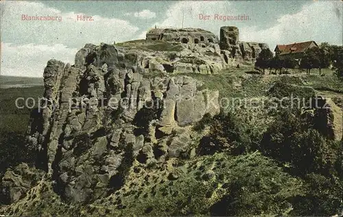 Blankenburg Harz Der Regenstein Burg Kat. Blankenburg