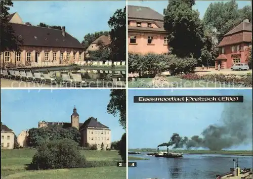 Pretzsch Elbe Kulturhaus Kinderheim ehemals Schloss Elbf?hre Eisenmoorbad Kat. Bad Schmiedeberg