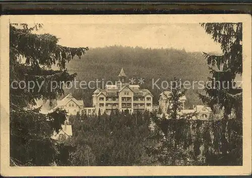 Schierke Harz Kurhotel Barenberger Hof Kat. Schierke Brocken