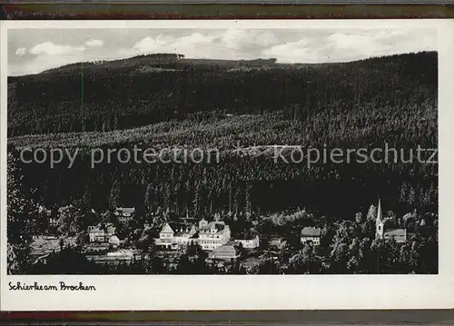 Schierke Harz Brocken Kat. Schierke Brocken