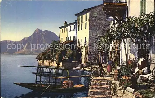 Gandria Lago di Lugano Motivo artistico Kat. Gandria